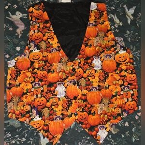Vintage Halloween Bear Vest